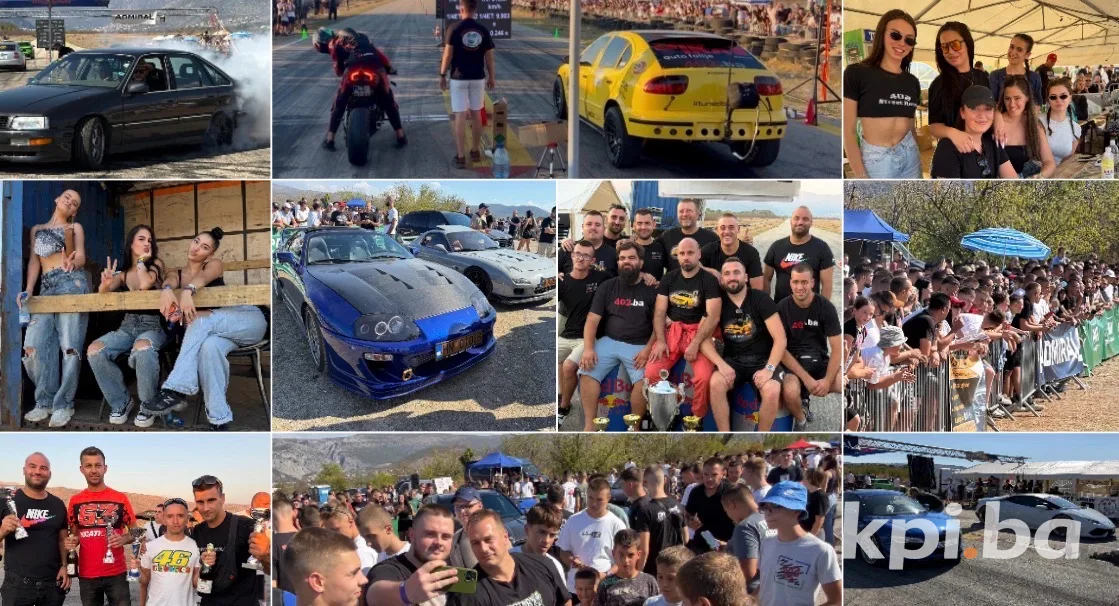 Održane tradicionalne mostarske auto moto utrke, Alen Mujanović sa svojim “lavom” ubjedljivo najbrži