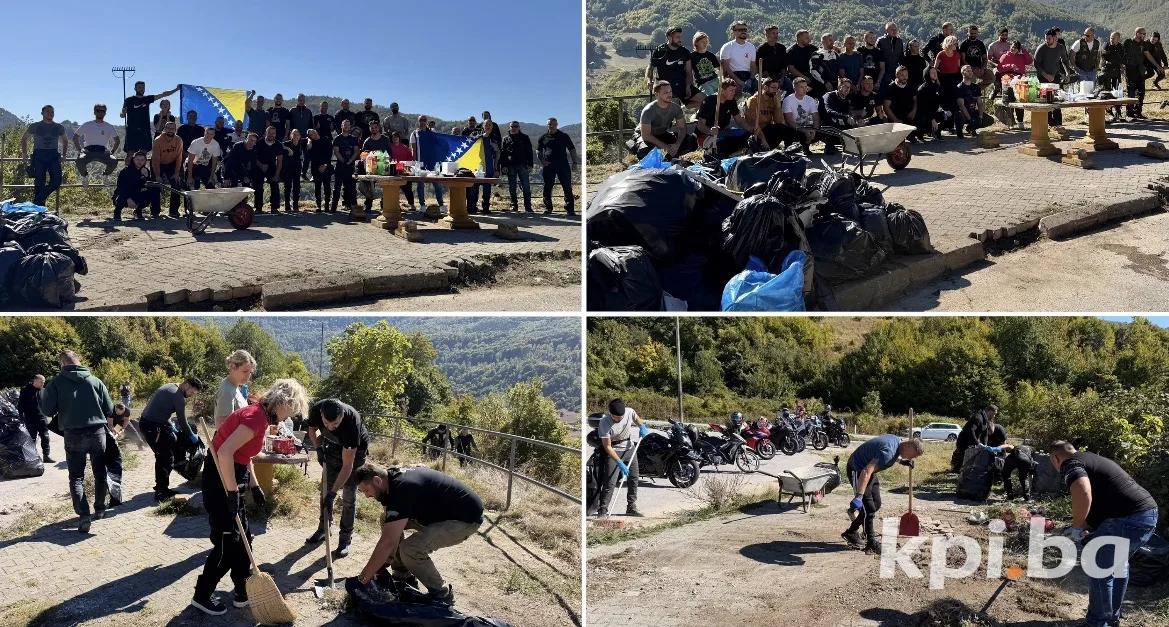 Bajkeri i bajkerice iz cijele BiH udružili snage: Zajedničkom akcijom očistili odmaralište na Ivanu