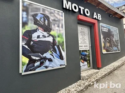 Moto AB d.o.o. -Moto Kacige i Oprema za Motore Sarajevo. Rezervni dijelovi za motore i skutere.