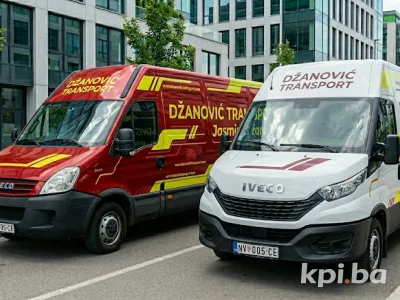 Kombi prevoz tereta robe Sarajevo Džanović Jasmin Transport