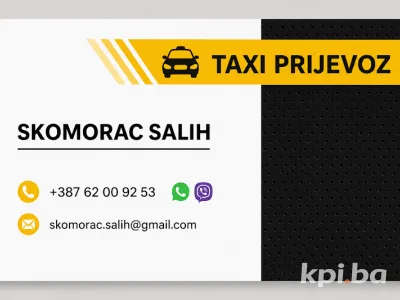 Taxi Prijevoz Skomorac Salih Zenica 3