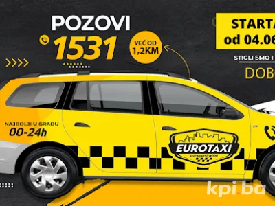 Eurotaxi Doboj - 1531 - Usluge Taxi prevoza