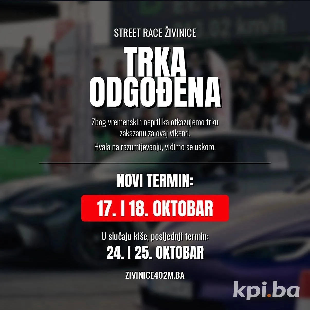 STREET RACE ŽIVINICE ODGOĐEN! 🏎️