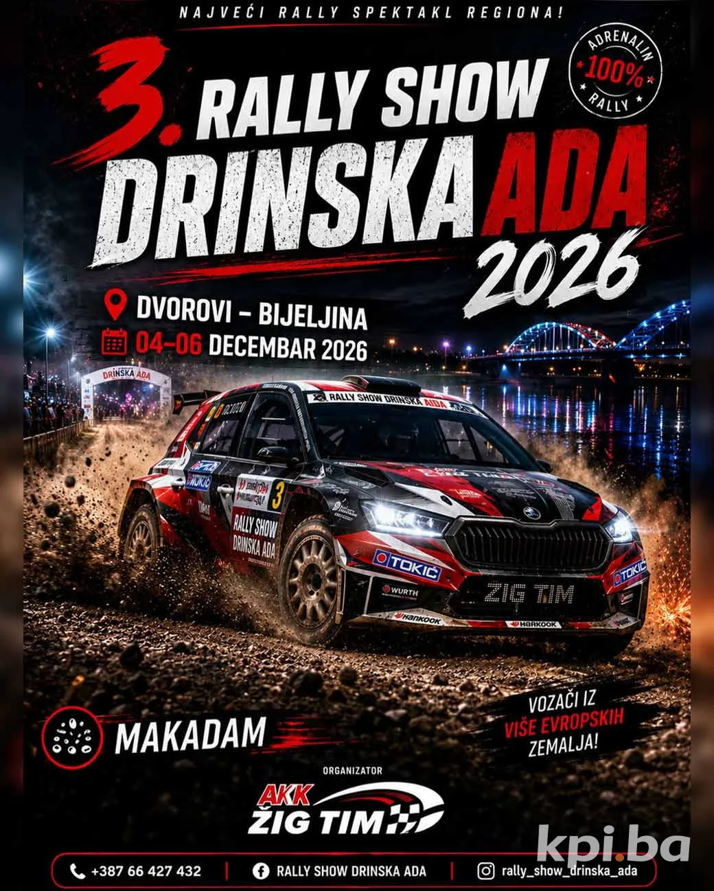 3. Rally Show Drinska Ada 2026.