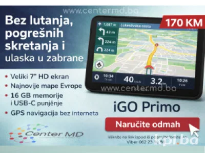 2026 iGO Primo GPS navigacija kamionski i auto 800mhz