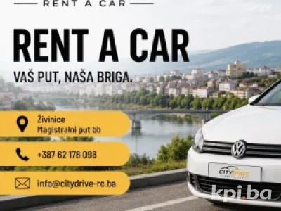 Rent a Car Živinice - Tuzla - Sarajevo | CITY DRIVE