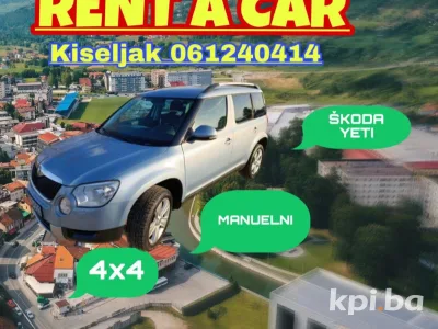 Skoda yeti rent a car Kiseljak "DIBE"4x4 Diz.061240414