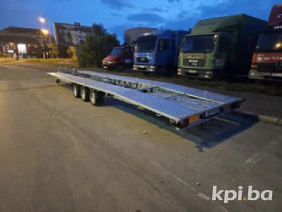 Iznajmljivanje prikolice za 2 dva auta dupla